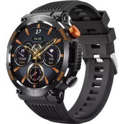 Montre Connectée Écran Tactile 1.46' Suivi Santé 100+ Modes Sport Étanche Ip67 Noir Yonis