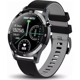 Montre Connecté Sport 1,5'' Tension Pression Cardio Podomètre Sommeil Noir Yonis