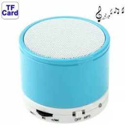 Mini Enceinte Bluetooth V2.1 Stéréo Pour Tous Téléphones Mobiles Support Mains-libres Batterie Rechargeable Bleu Yonis