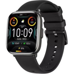 Bracelet Connecté Étanche Ip68 1.75' Suivi Santé Et Sport Noir Yonis