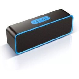 Enceinte Bluetooth Portable Son Stéréo Puissant Autonomie 12h Support Tf Aux Bleu Yonis