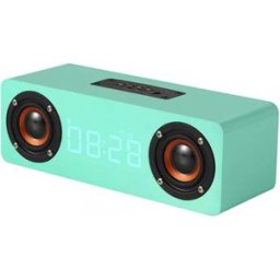 Enceinte Bluetooth Portable Lcd Hauts-parleurs 6w Micro Aux Sd Fm + Sd 32go Bleu Yonis