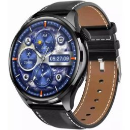 Montre Connectée Smart Bracelet Cuir Ip67 Bluetooth Multifonction Santé Sport Noir Yonis