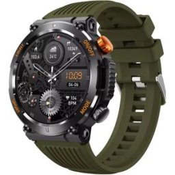 Montre Connectée Écran Tactile 1.46' Suivi Santé 100+ Modes Sport Étanche Ip67 Vert Yonis