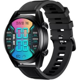 Montre Connectée Sport Ip67 Écran Tactile 1.43 Pouces Bluetooth Appels Santé Noir Yonis