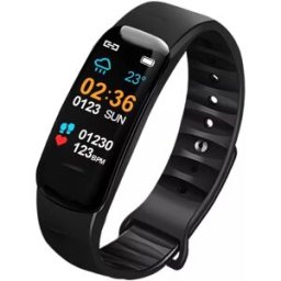 Bracelet Connecté Sport Compatible Android Et Ios Étanche Ip67 Noir Yonis