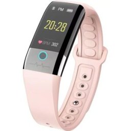 Bracelet Connecté Ip67 Étanche Suivi Santé Cardio Oxymètre Sommeil Rose Yonis