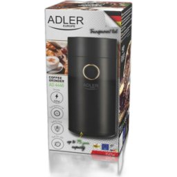 Moulin À Café Adler Ad 4446bg 150w, Inox Et 75g De Capacité