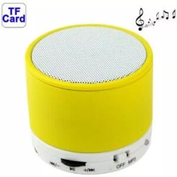 Mini Enceinte Bluetooth V2.1 Stéréo Pour Tous Téléphones Mobiles Support Mains-libres Batterie Rechargeable Jaune Yonis