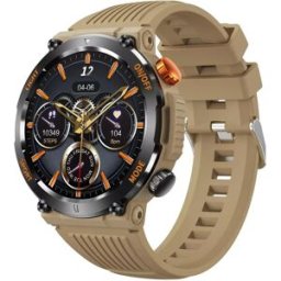 Montre Connectée Écran Tactile 1.46' Suivi Santé 100+ Modes Sport Étanche Ip67 Jaune Yonis