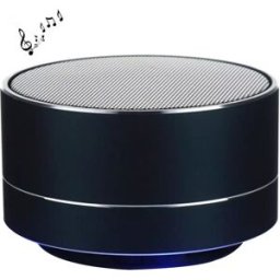 Mini Enceinte Bluetooth Portable Avec Micro Intégré Et Led Supporte Appels Mains-libres Et Carte Tf 32gb Noir Yonis