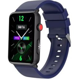 Bracelet Connecté Bleu Ecg Température Cardiaque Bluetooth Étanche Ip67 Yonis