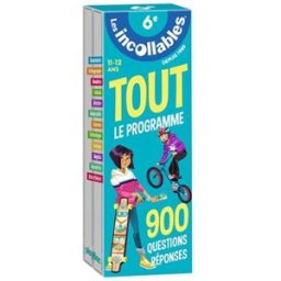Les incollables : tout le programme, 6e, 11-12 ans : 900 questions-réponses les incollables Play Bac