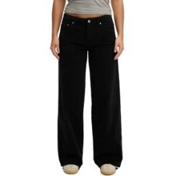 Superdry Pantalon Baggy Mini Cord Black 24 Femme