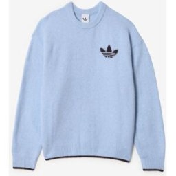 Adidas Originals Sweat Crew Essentials Knit bleu/bordeaux s femme