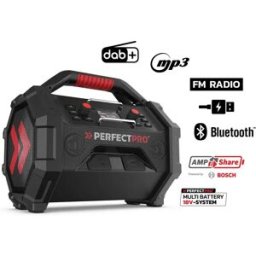 Perfectpro Radio Portable Rocktagon Black One Size unisex