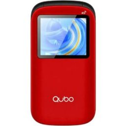 Qubo Téléphone Portable P-190rd 4g Red One Size unisex
