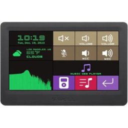 G.skill Boîtier D´écran Tactile 7`` Pour Tableau De Bord De Widgets Black One Size unisex