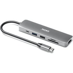 Port Connect Station D´accueil Type C 5 In 1-1 X 4k Hdmi Pd 100w Grey One Size unisex