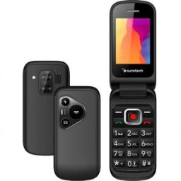 Sunstech Téléphone Portable Celt24 Black One Size unisex