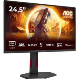 AOC Écran Gaming Q25g4sr 25´´ Qhd Ips Led 180hz Black / Red One Size unisex