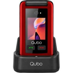 Qubo Téléphone Portable X-247rdc 4g Red One Size unisex
