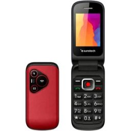 Sunstech Téléphone Portable Celt24 Red One Size unisex