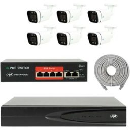 Pni Kit De Vidéosurveillance House Ip810 6 Cameras White / Black One Size unisex