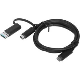IBM Câble Usb-a Vers Usb-c 4x90u90618 Black One Size unisex