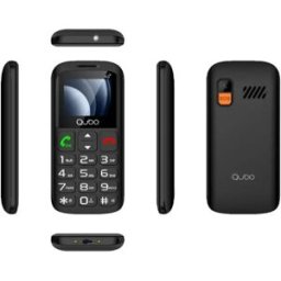 Qubo Téléphone Portable P-186bkc 4g Black One Size unisex