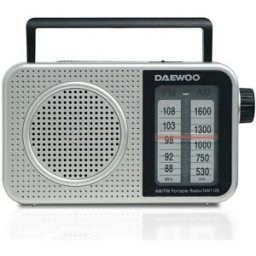 Daewoo Radio Portable Dw1125 Metallic Grey One Size unisex