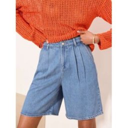 Lipsy Short en jean Lipsy Bermuda bleu FR 36 (EU 34)