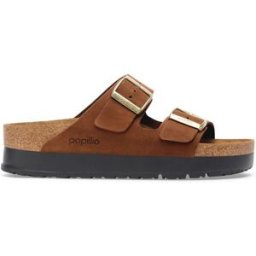 Birkenstock Birkenstock Arizona Platform Flex Nubuck Sandals Brun EU 37 (UK 4.5)