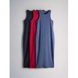 The Set The Set 3 Robes maxi côtelées bleu L (FR 46-48)