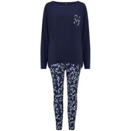 Pour Moi Pour Moi Soft Touch Jersey Legging Pyjamas Set bleu FR 48 (EU 46)