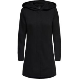 ONLY ONLY Hooded Smart Coat Noir FR 36 (EU 34)
