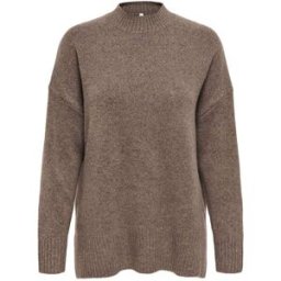 ONLY ONLY Knitted High Neck Jumper Brun FR 36 (EU 34)