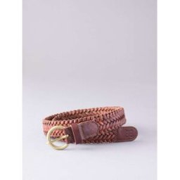 Lakeland Leather Lakeland Leather Waverton Woven Belt Brun XL (FR 50-52)