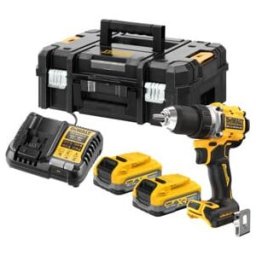 Stanley Perceuse-visseuse sans fil 18V 3,5Ah avec 2 batteries et chargeur rapide (DCD800S2T-QW)
