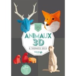 Animaux 3D : 6 trophées déco Wolfram Kampffmeyer Solar