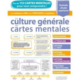 La culture générale en cartes mentales : pour préparer le bac et les concours du supérieur : termina COLLECTIF, Arthur Larousse