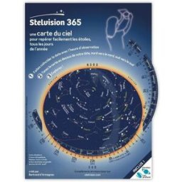 Stelvision 365 : une carte du ciel pour repérer facilement les étoiles, tous les jours de l'année Bertrand d' Armagnac Stelvision