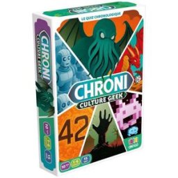 Chroni Jeu De Cartes Culture Geek Carton Multicolore Petit Format On The Go Editions