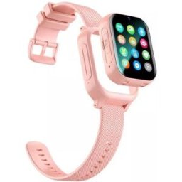 Montre Connectée Gps Enfant Sénior 4g Écran Tactile Caméra Hd Sos Étanche Rose Yonis