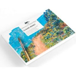 PEPIN PRESS Livre De Cartes Postales À Peindre - Aquarelle - 15x10,5cm - 16 Illustrations De Claude Monet