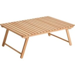 Hay - Table basse pliante OUTDOOR MARKET - Bois naturel - Hêtre certifié FSC - Designer Jasper Morrison