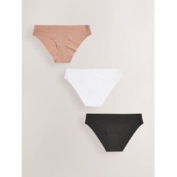 Next Culotte invisible confort sans VPL 3 Pack Noir FR 40 (EU 38)