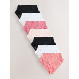 Next Culottes entièrement en dentelle 7 Lot de 0 Noir FR 40 (EU 38)