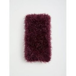 Friends Like These Friends Like These Écharpe en fausse fourrure en shearling rouge Un an