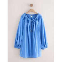 Next Caftan de plage bleu XS (FR 36)